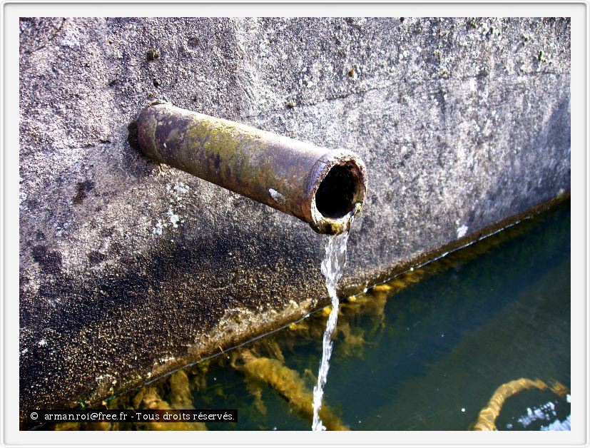 Eau de source à volonté.